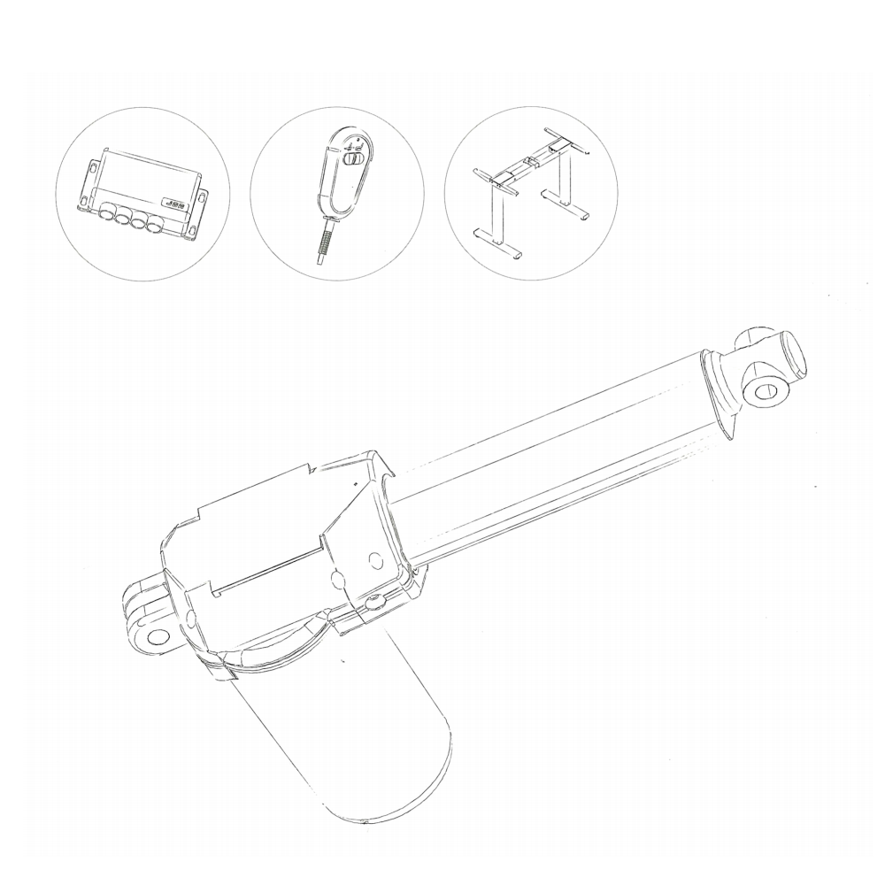 Mini Electric Linear Attuator Rod